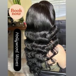 🥌 Curling 🥌 Iron For Hollywood 🪮Waves.