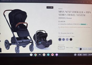 Nuna Mixx Next Stroller + Pipa Series Travel System