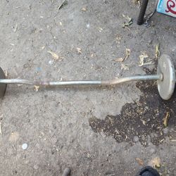 Standard Curl Bar With 20lbs