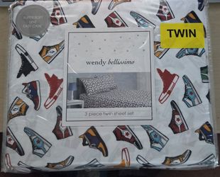 WendyBellissimo 3 Piece Twin Sheet Set