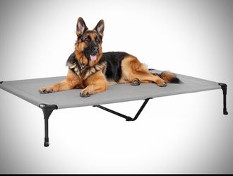 Dog Bed, Elevated Cooling Dog Bed
