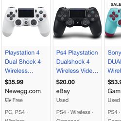 ps4 controllers $20 each