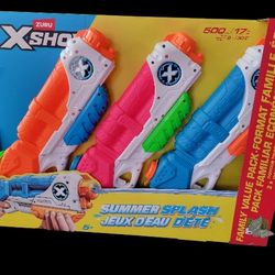 ZURU X-Shot Typhoon Thunder Water Blaster 3-Pack