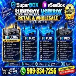 VSEEBOX V6 MAX V6 PLUS V6 PRO SUPERBOX S8 PRO S8 PLUS S8 MAX S8 ULTRA S7 PRO S7 MAX S7 ULTRA S6 PRO S6 MAX ELITE MINI ELITE ULTRA SUPREME K3 PRO LOCAL
