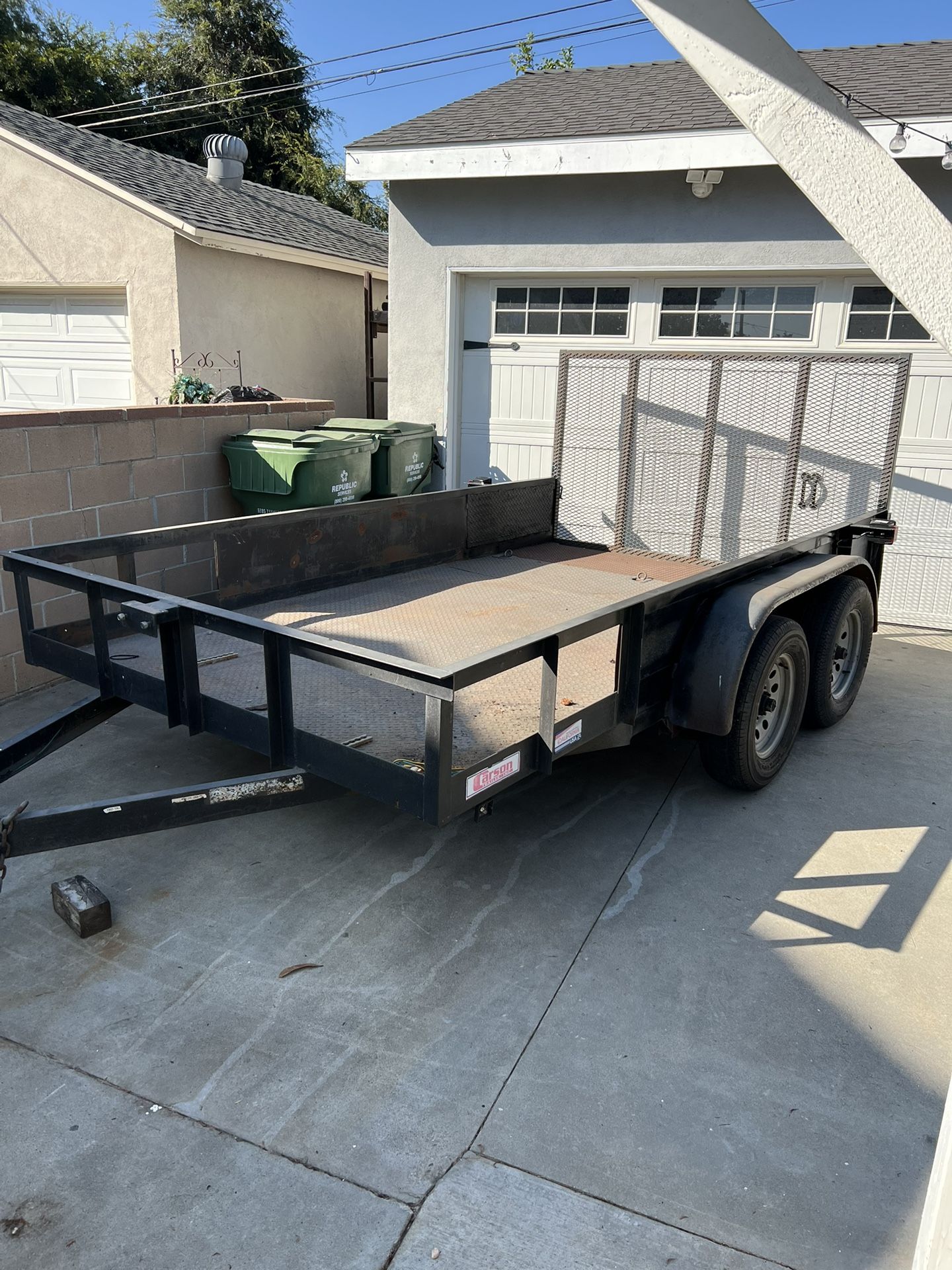 2018 Carson 7x12 Utility Trailer All Steel