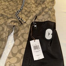 COACH Mixed Media Jogger Men Size: XS