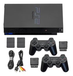 Guaranteed PlayStation 2 PS2 Game Console + Wireless Controllers