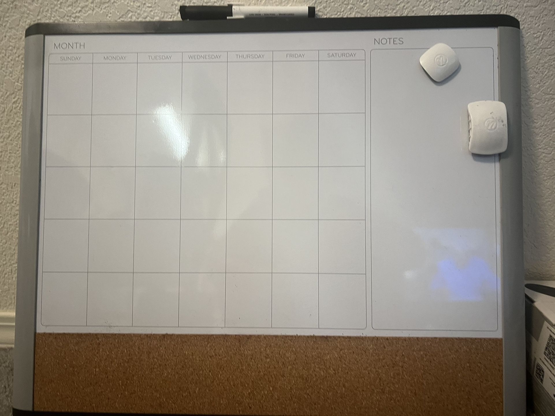 Monthly Calendar Whiteboard