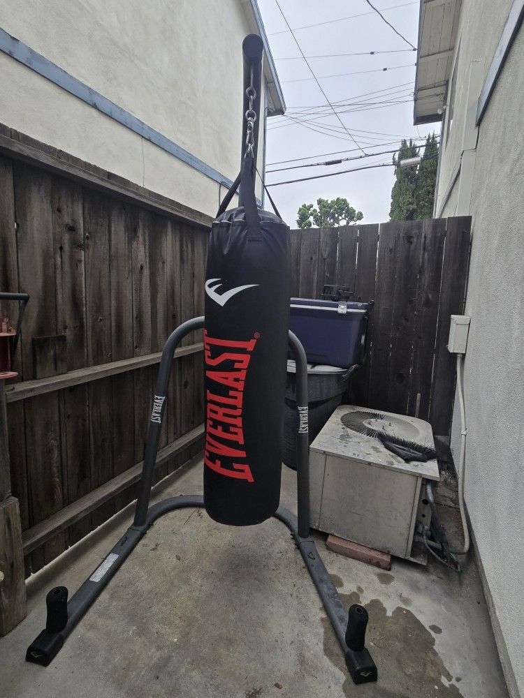 Everlast Punching Bag With Stand
