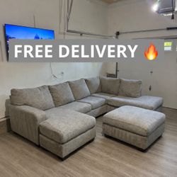 Gray Ashely’s Sectional Couch 🛋️- FREE DELIVERY 🚚 
