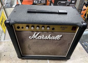 Marshall Bass 20 Model 5502 Vintage 1980's Bass Amp for Sale in
