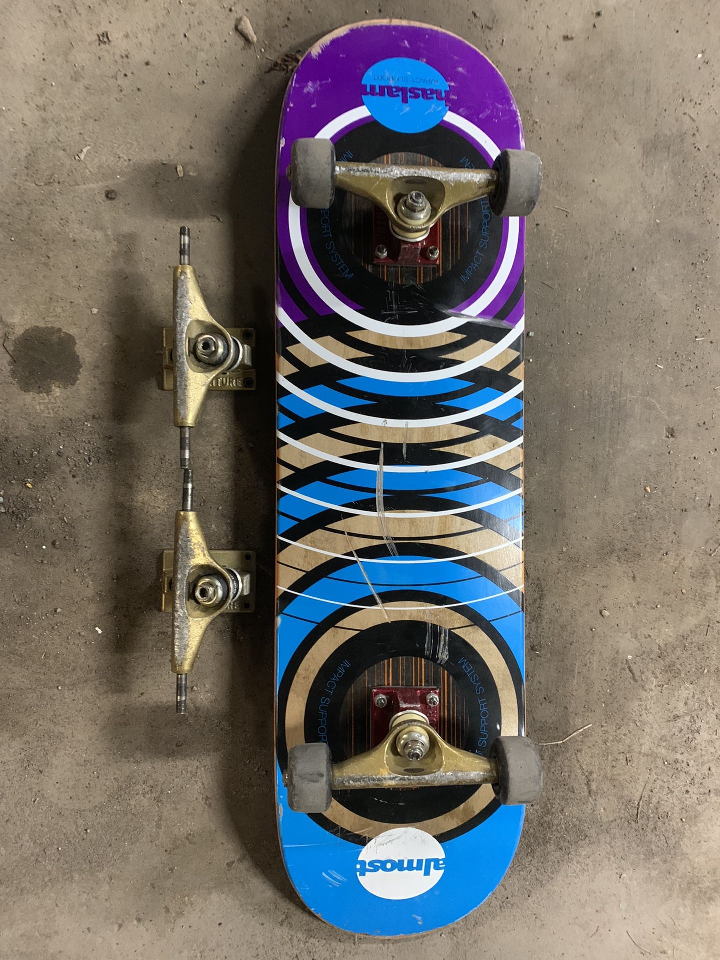 Almost Skateboard W/ Spare Trucks
