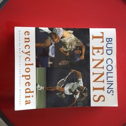 Signed Bud Collins Tennis Encyclopedia HOF