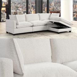 NEW SKY CLOUD MODULAR SECTIONAL WITH OTTOMAN SPECIAL FINANCING IS AVAILABLE 