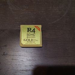 R4 Card Sdhc Gold 2025 For Nintendo DS/Dsi/Dsixl/3ds/2ds