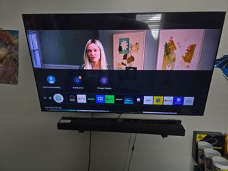 Samsung 55" tv plus sound bar and sub