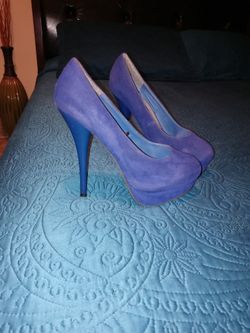 purple heels size 7/8