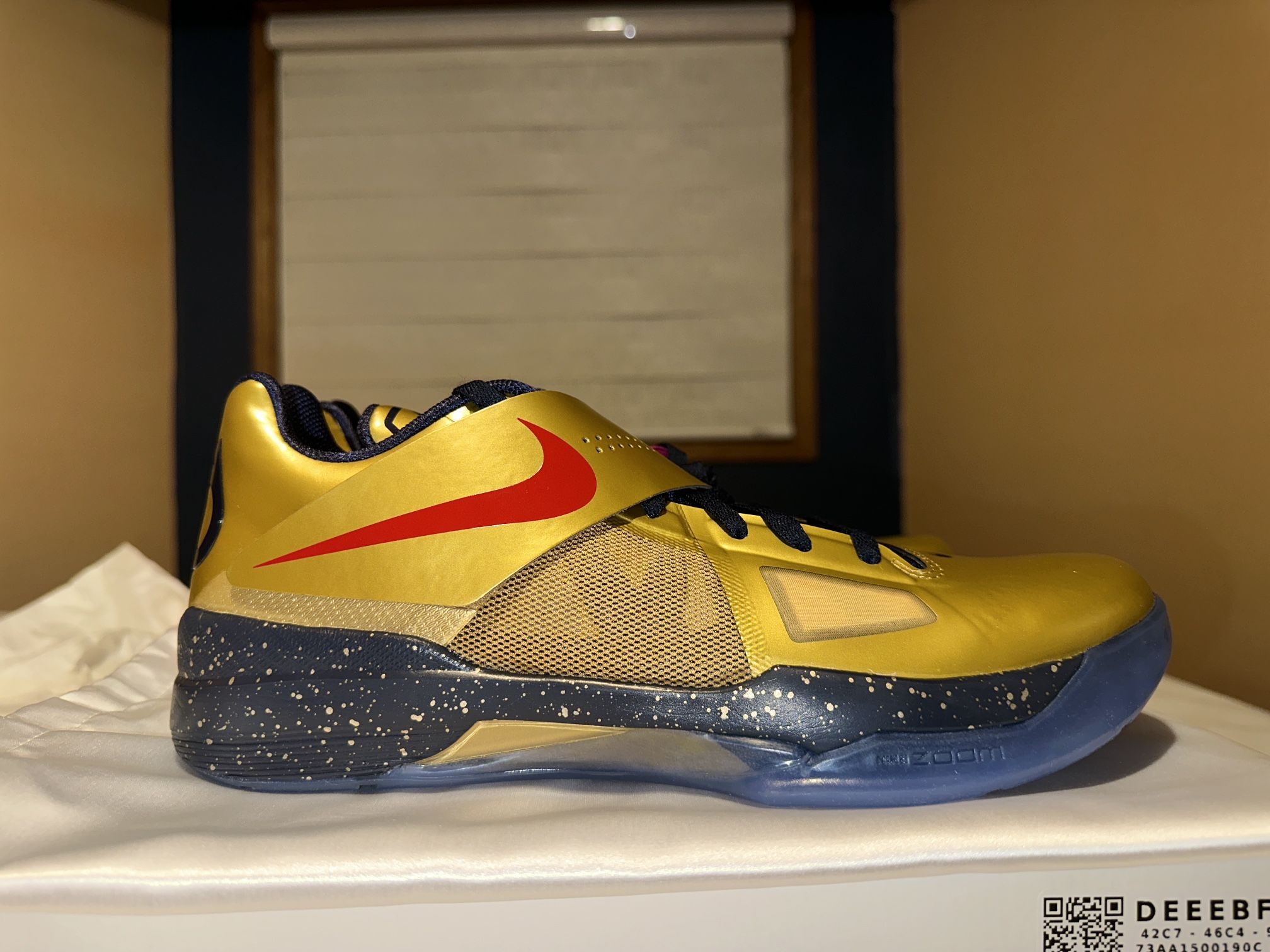 Nike KD 4 Immortalized Olympic Gold Pack Size 11