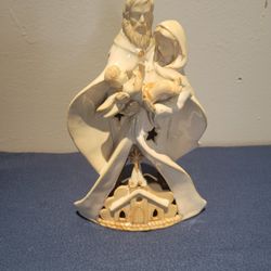 Christmas Holy Family Tealight Candle Holder 