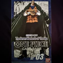One Piece Tcg Starter Deck ST03 The Seven Warlords Of The Sea