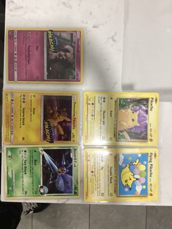 Pokémon promo lock flying Pikachu, Detective Pikachu Pikachu snub bowl and bee drill – NM