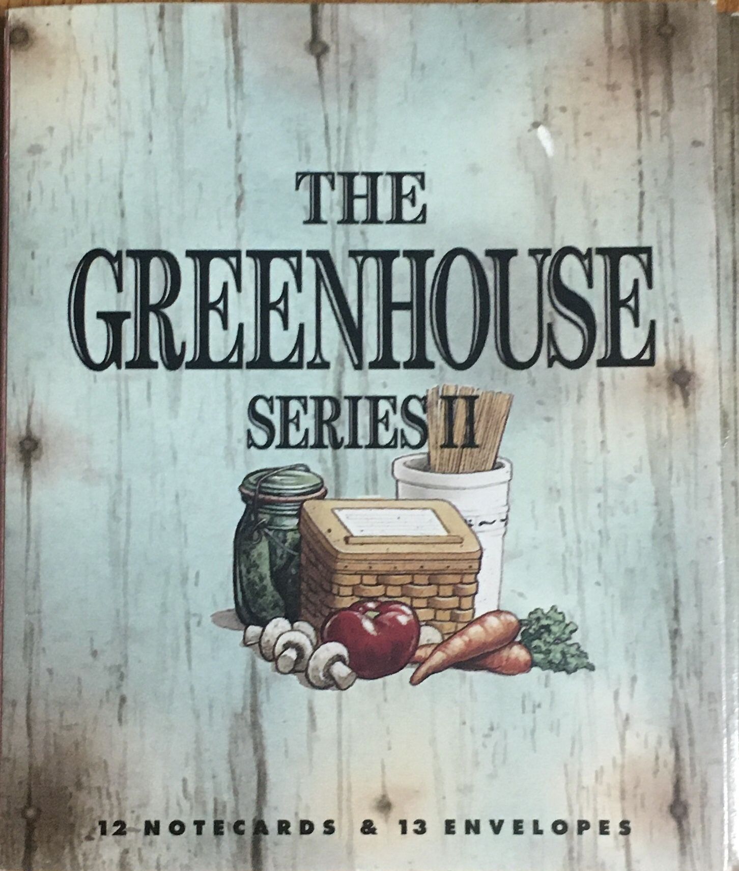 Longaberger GREENHOUSE SERIES II Note Cards