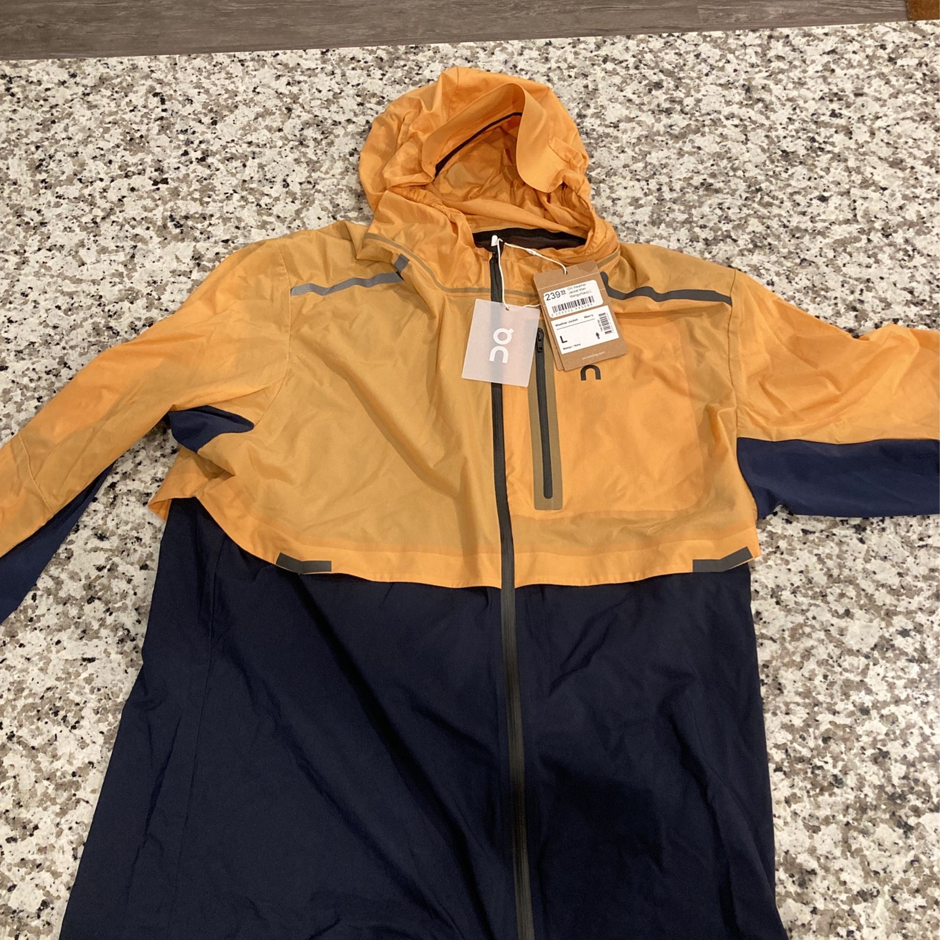 ONCLOUD Weather jacket Mango/Navy L