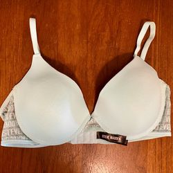 Lace Bra 36C Steve Madden Padded Logo Strap T-Shirt Bra Light Mint