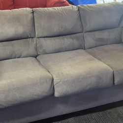 Grey couch and Ledisi with pullout bed good condition clean we sell all the time delivery $40 local.