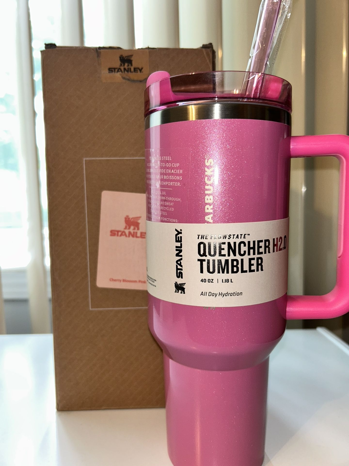 Starbucks 40oz Stanley Cherry Blossom Pink