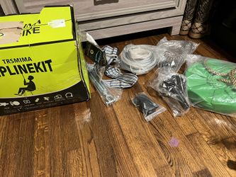 TT TRSMIMA 150/180/200 Feet Zip Line Kit for Kids and Adult Up to 350 -450 lb - Updated