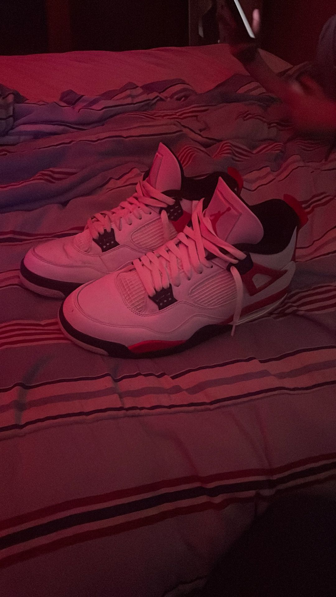 Jordan 4 Red Cements