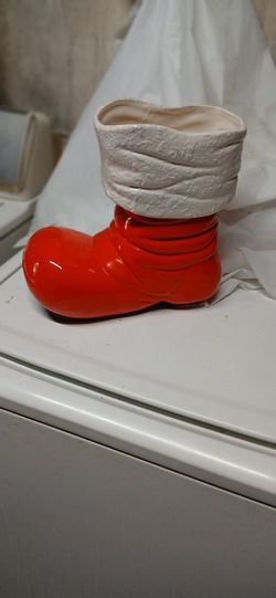 Ceramic Santas Boot