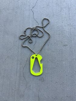 Off White Lifesaver Neon Chain