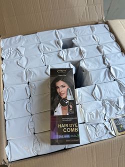 Wholesale Kingyes Hair Dye Comb – Dark Tea, Bulk Lot