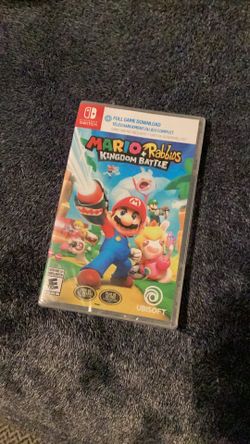 Nintendo switch game Mario + Rabbids Kingdom Battle Game Nintendo Switch New Sealed 