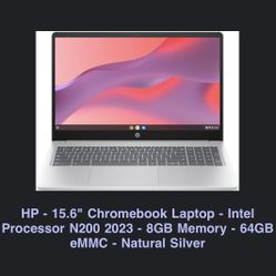 HP Chromebook 15.6” (2023) – Like New 