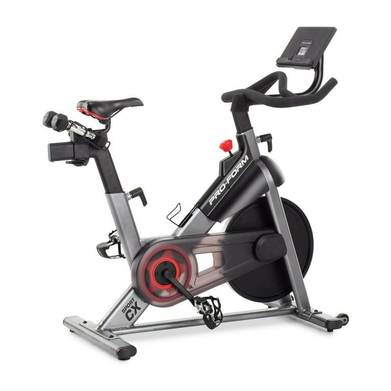 Like New ProForm Sport CX Stationary Exercise Bike with 3 Lb. Dumbbells
Features
iFIT Bluetooth Smart Enabled
Connect your phone or tablet to the