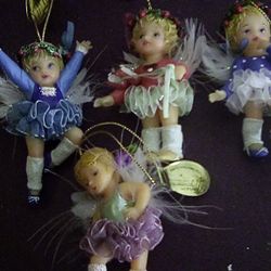 5 Heirloom Xmas Ornaments Ashton Drake