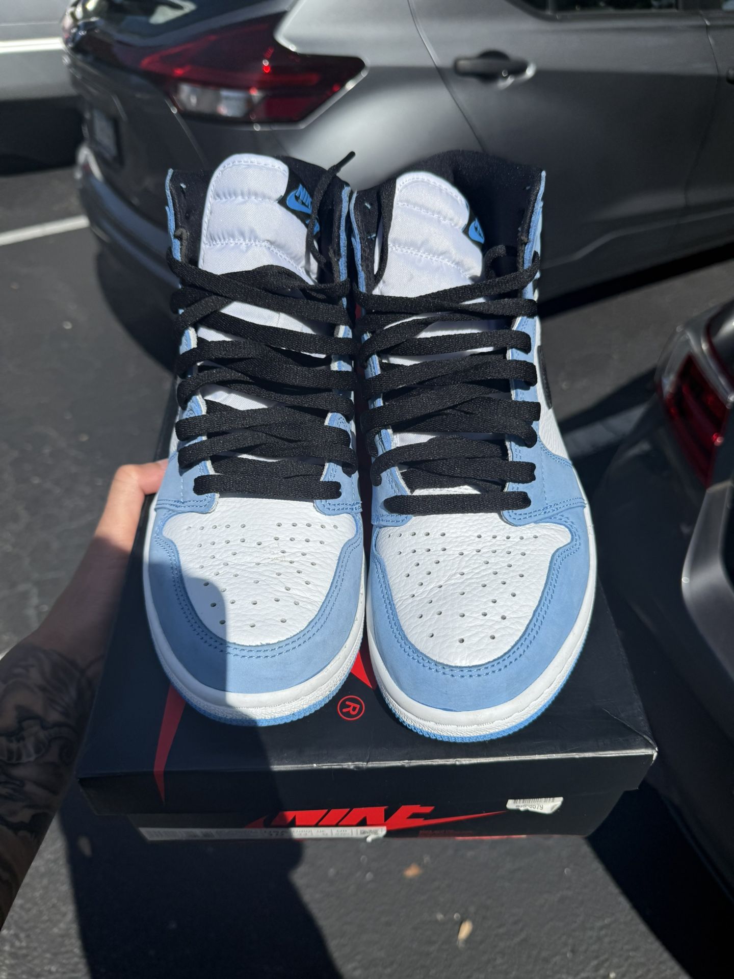 Jordan 1 University Unc’s Size 10