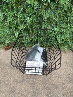 Bike Basket, with reflective cover