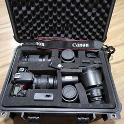 Canon EOS 77d DSLR and Lenses