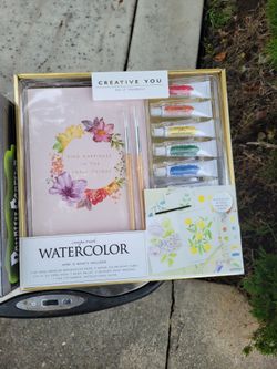 Free items, printer, automatic trash, weighted yoga ball, cool mist humidifier, water color set, board game