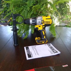Dewalt20v New XR Hammer.  Drill 3 Speed s Brushless Motor. W/ Handle