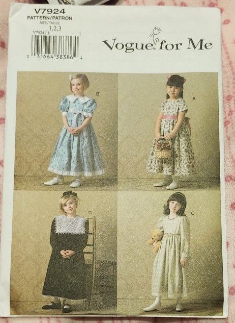 Vogue For Me Pattern V7924 Dresses