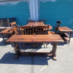 Ethan Allen Antique Dining Room Set And More 