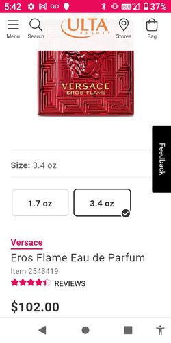 Versace Cologne Eros Flame