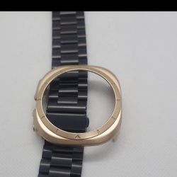 samsung galaxy ultra 7 Black Gold Metal Bracelet Wristwatch Band  Accessory