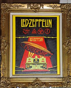 Hand Oil Painting,classic Rock,metal And Punk. Takes About 40 Hours Of Work.