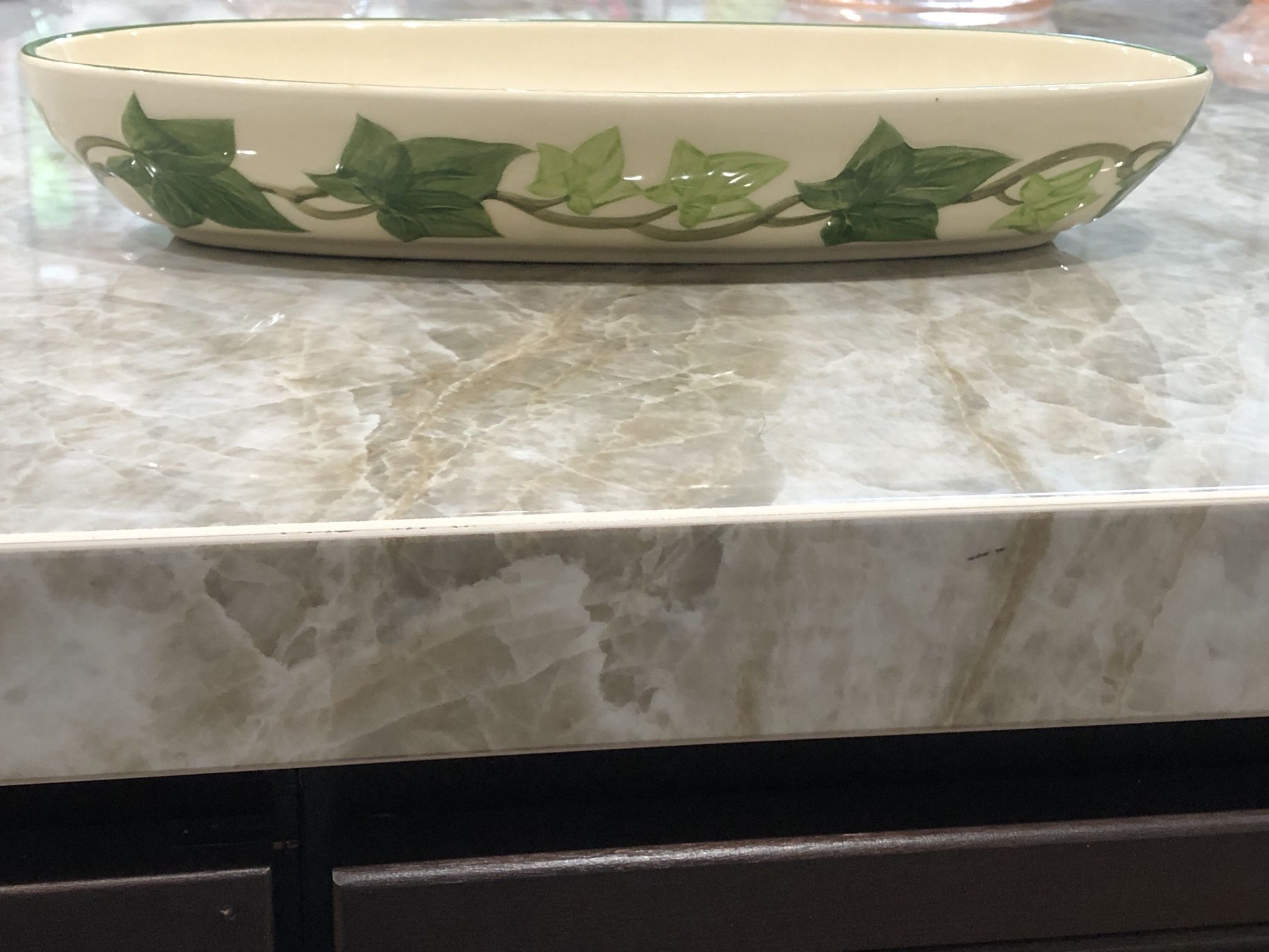 Franciscan made in California oval bowl